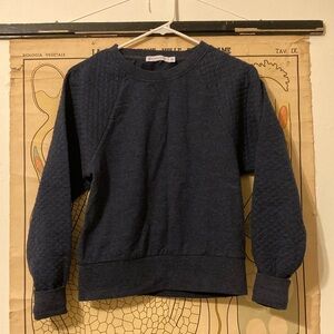 Sweatshirt -quilted pattern sleeves